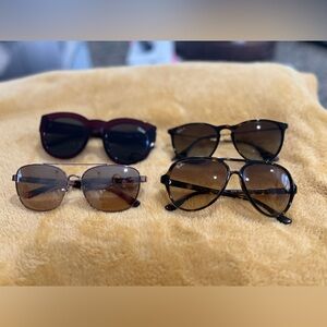 Ray-Ban, Tory Burch & Quay Sunglasses in Black and Brown